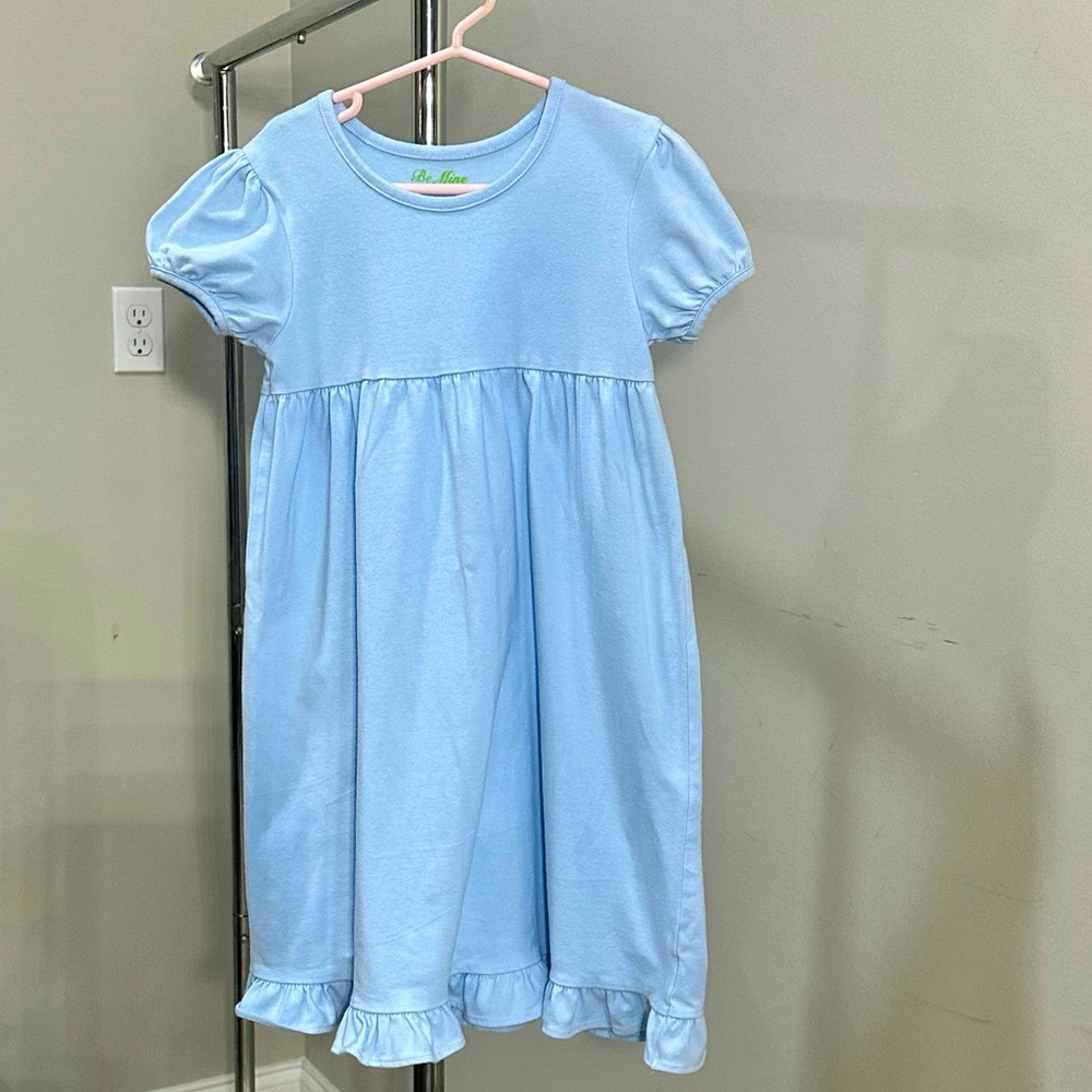 EUC Baby Blue Be Mine Knit Dress — Girls’ Size 6